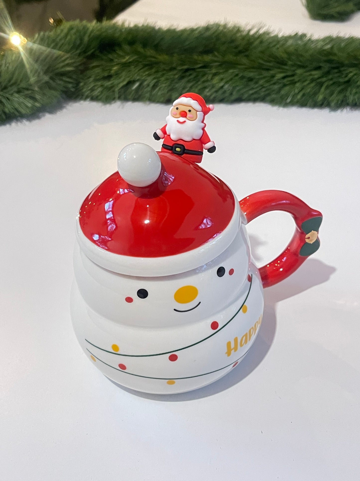 Snow Christmas mug