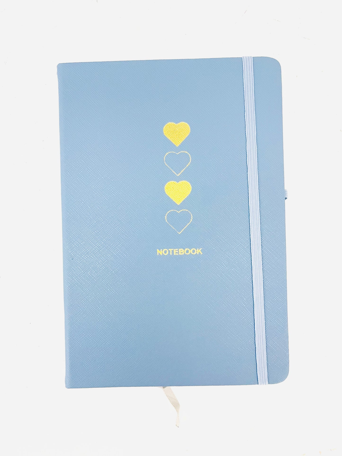 4 hearts hard cover notebook