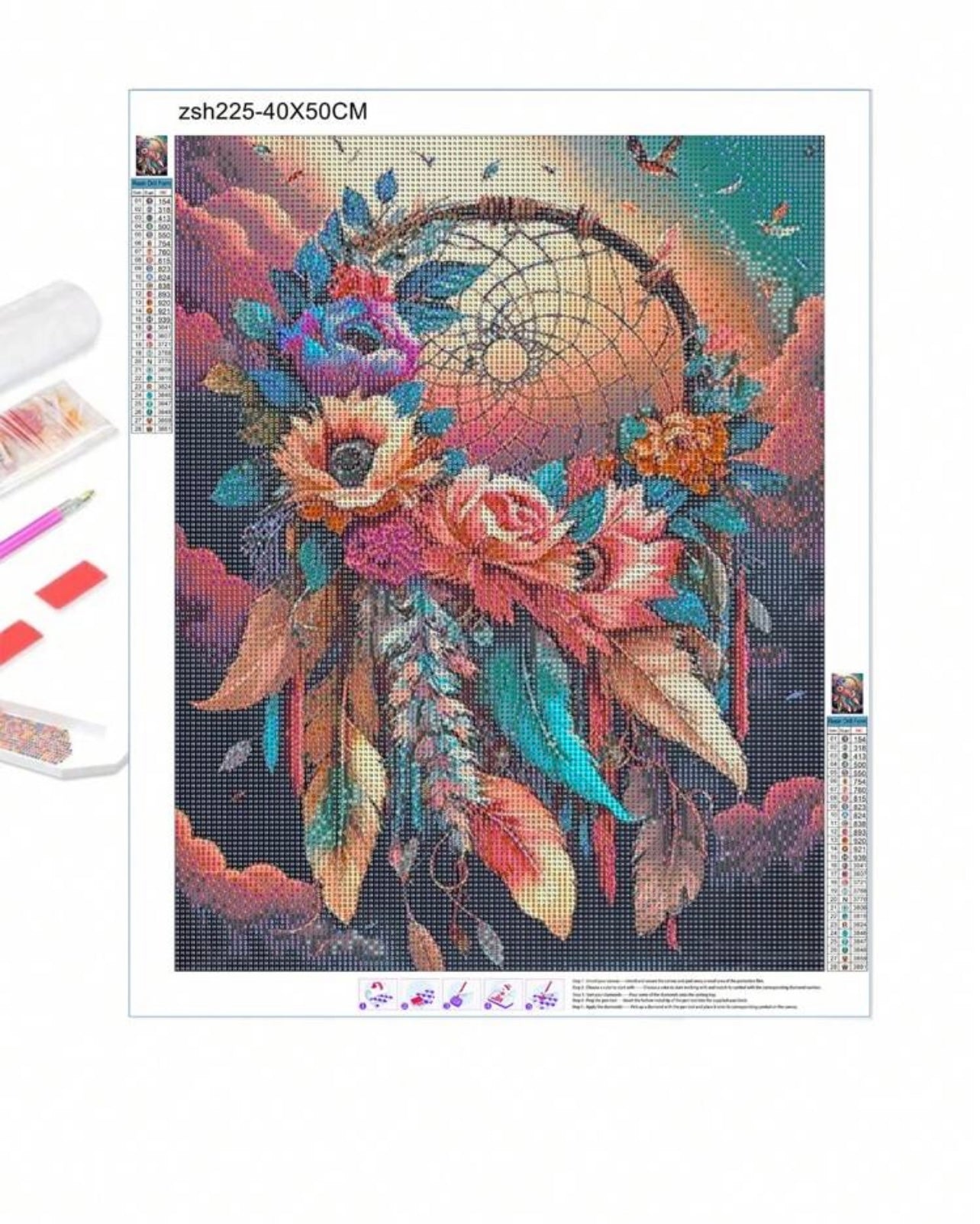 Dream catcher diamond painting