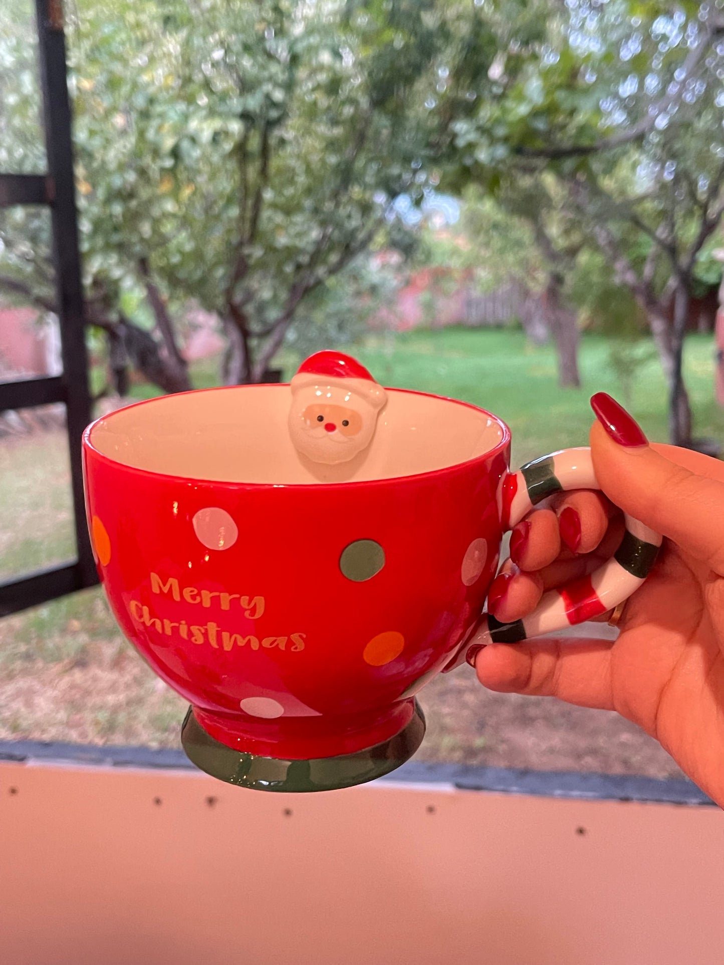 Christmas santa huge mug
