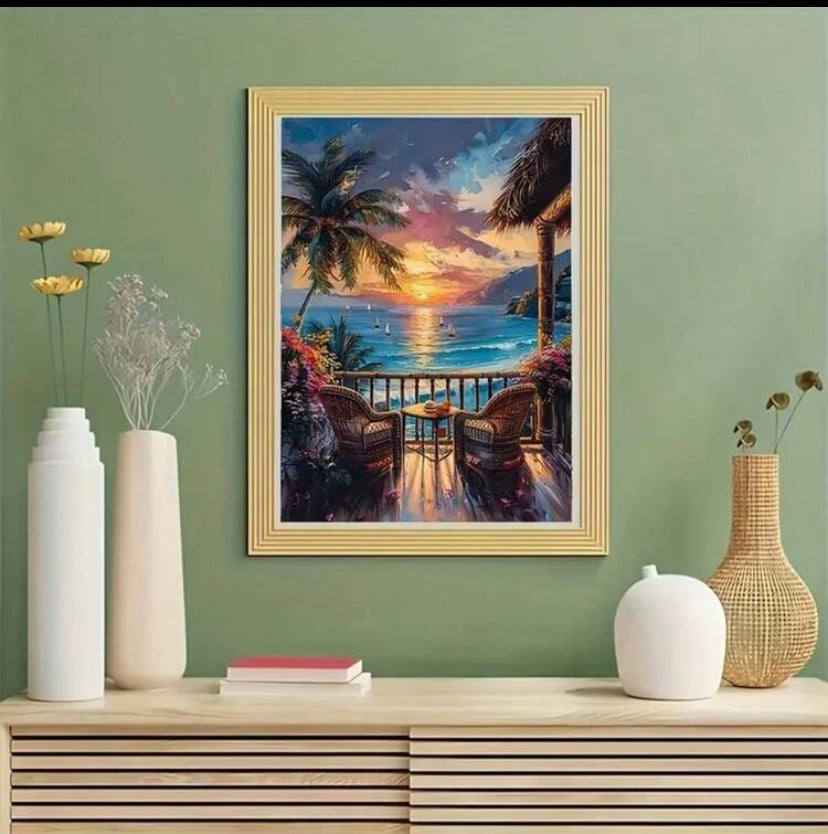 Sunset and sea
