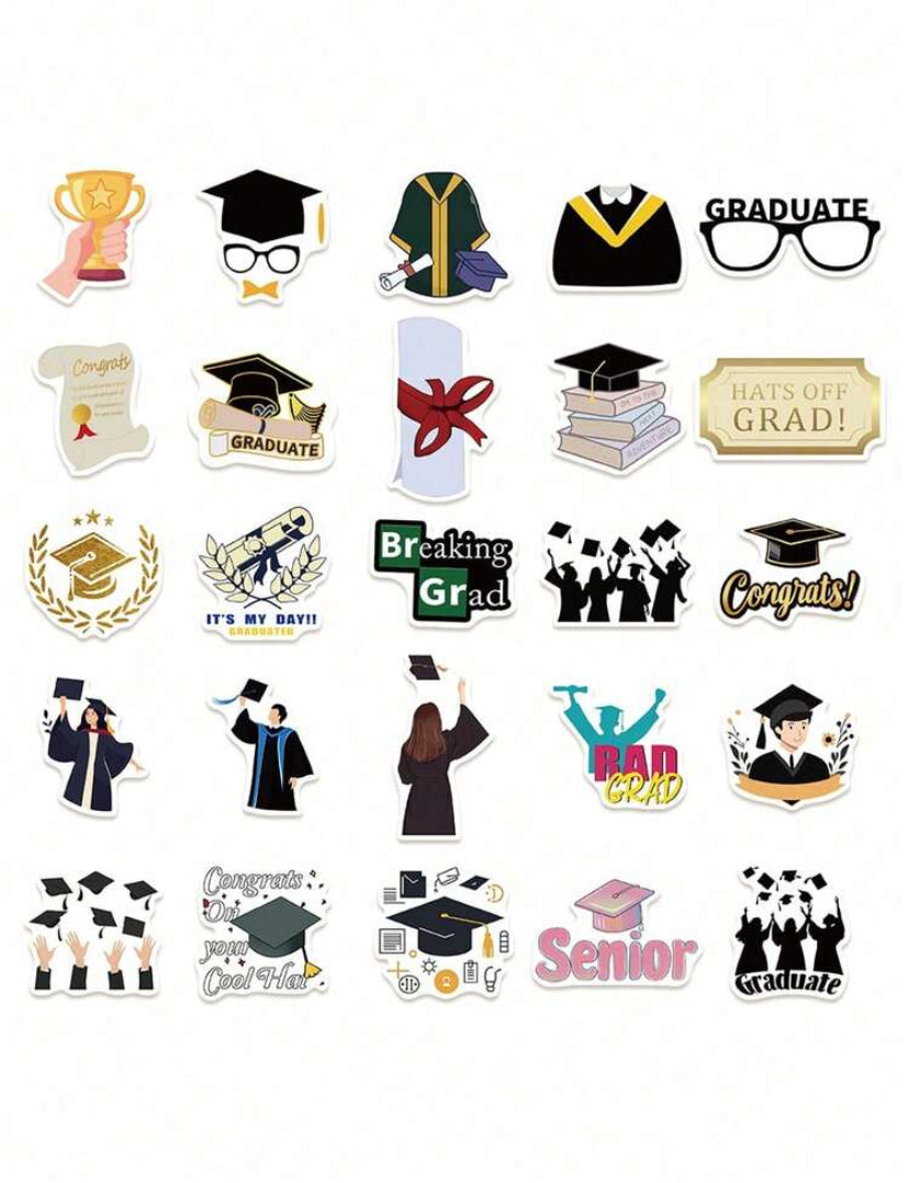 Graduation stickers
