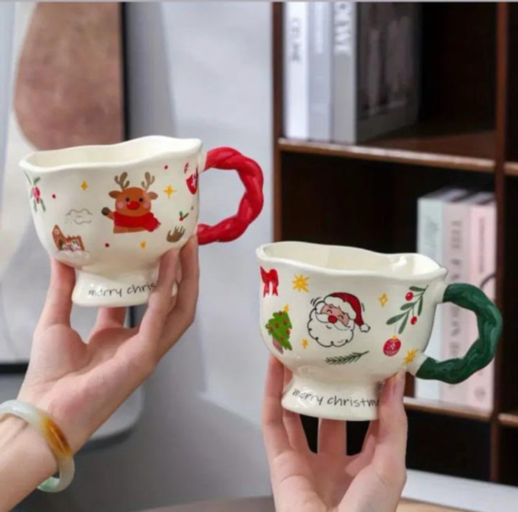 Christmas santa mug
