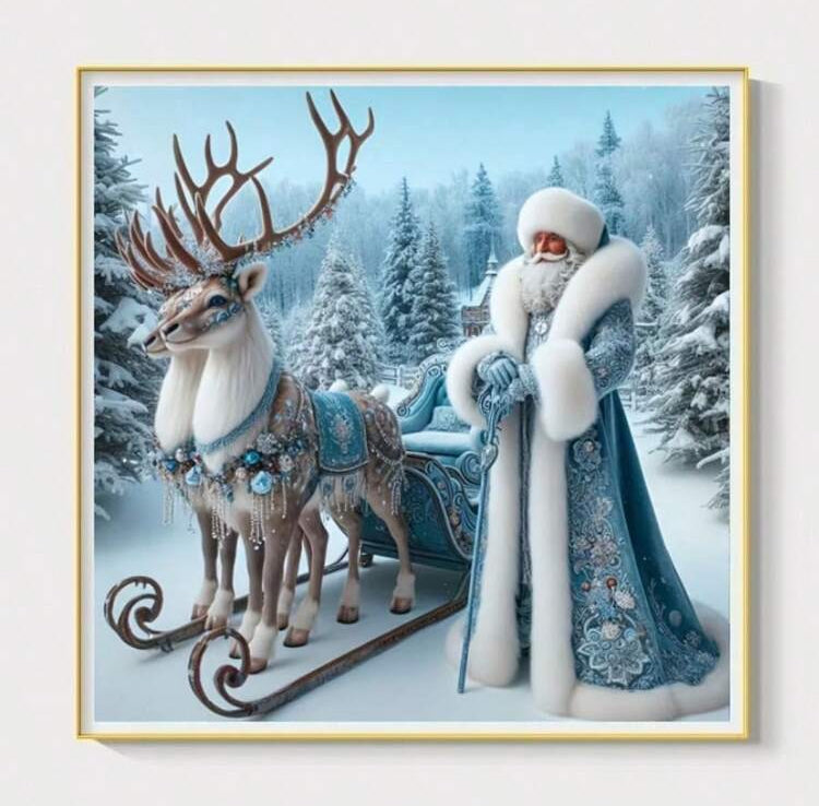 Santa claus pattern diamond painting set