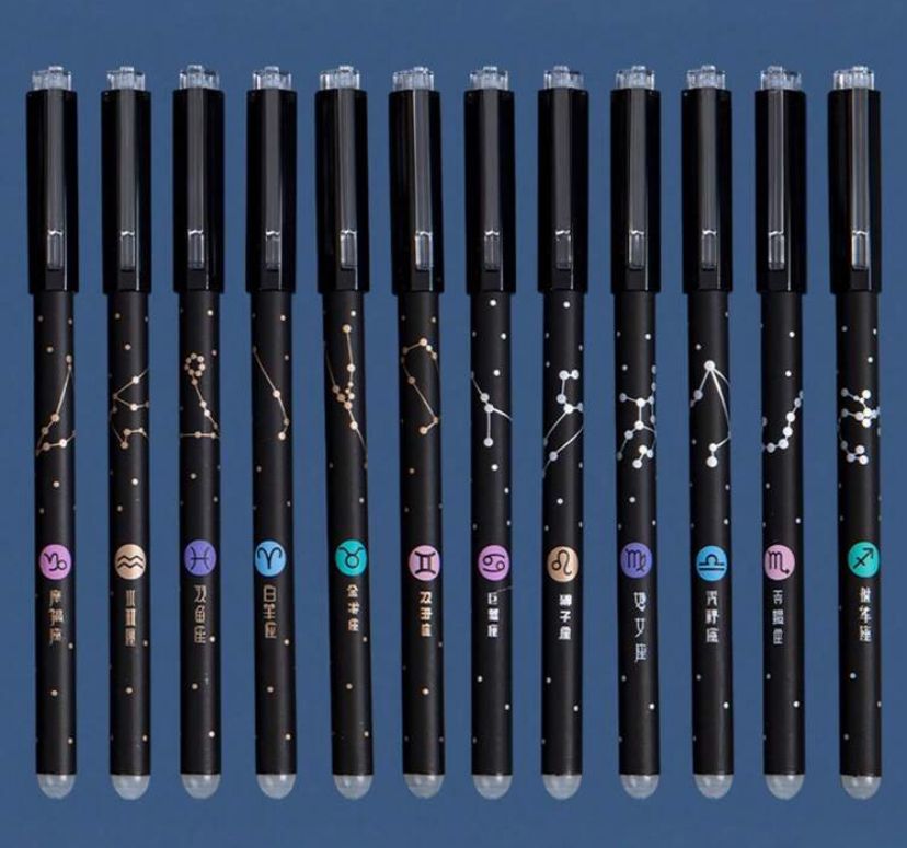 One random space smooth pen