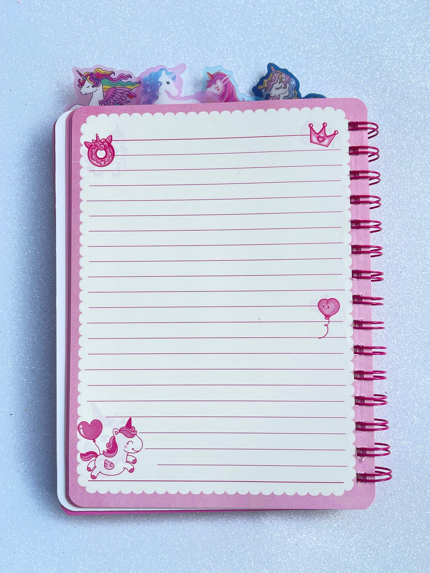 Unicorn subjects notebook