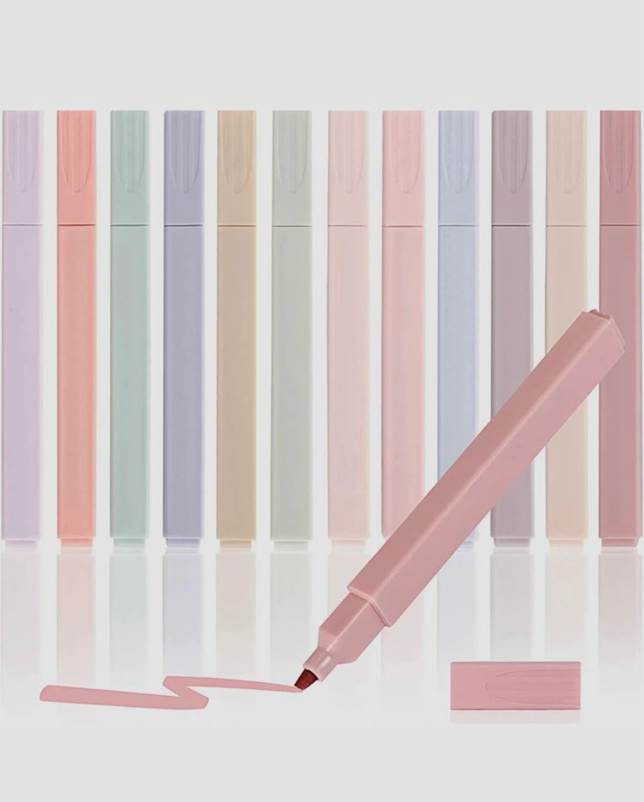 12 pcs pastel highlighters