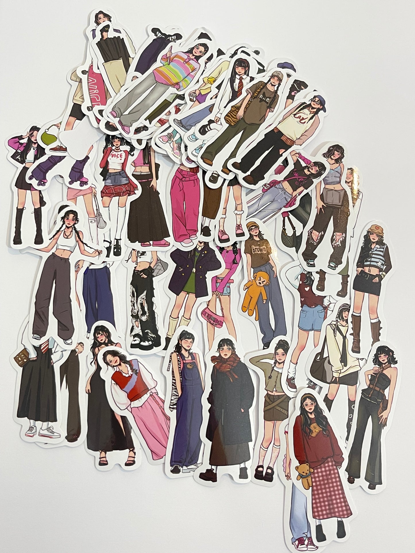 Fashion girly stickers