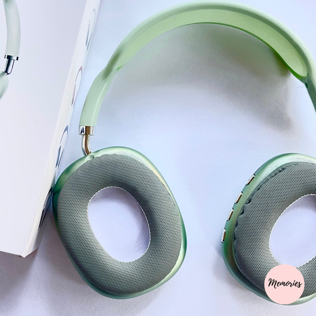 Sage green p9 headphones