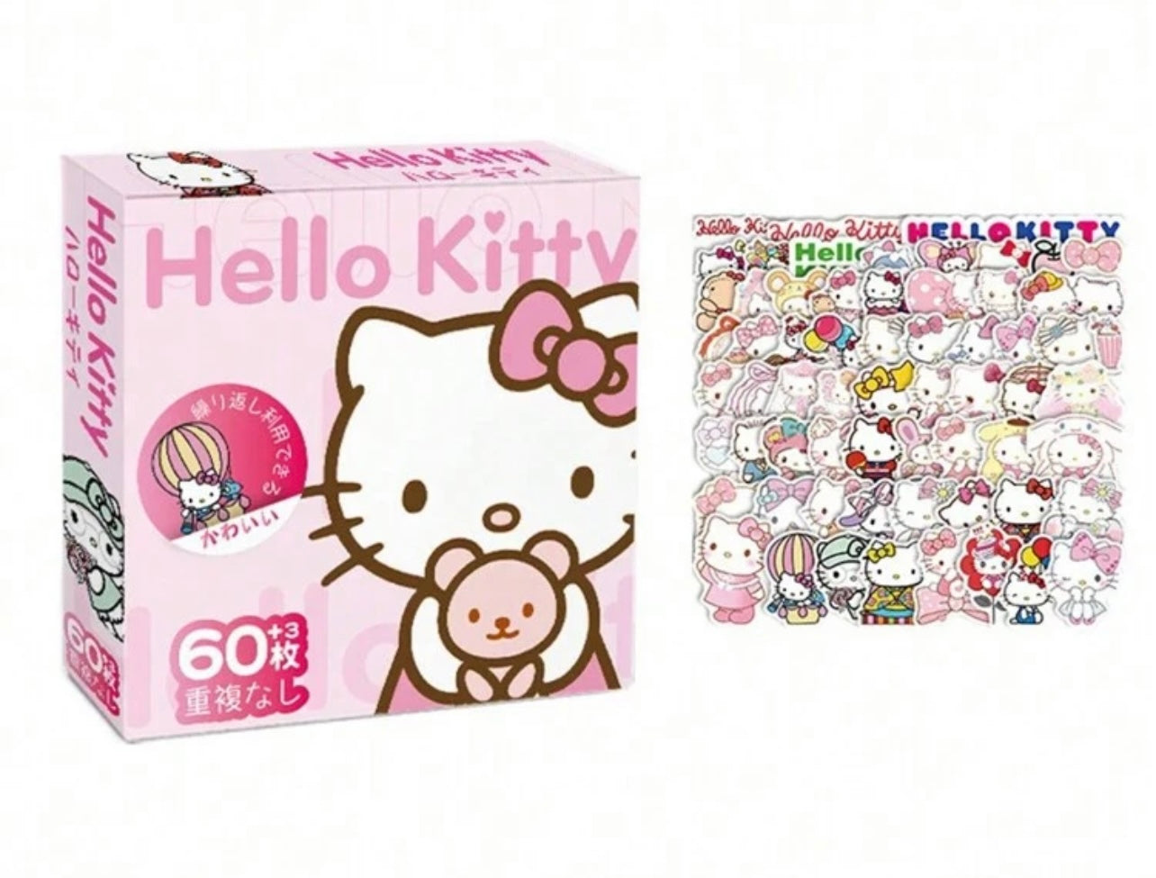 Pack of kawaii stickers