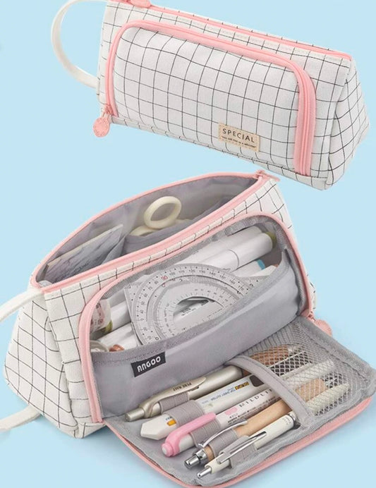 Pink aesthetic pencil case