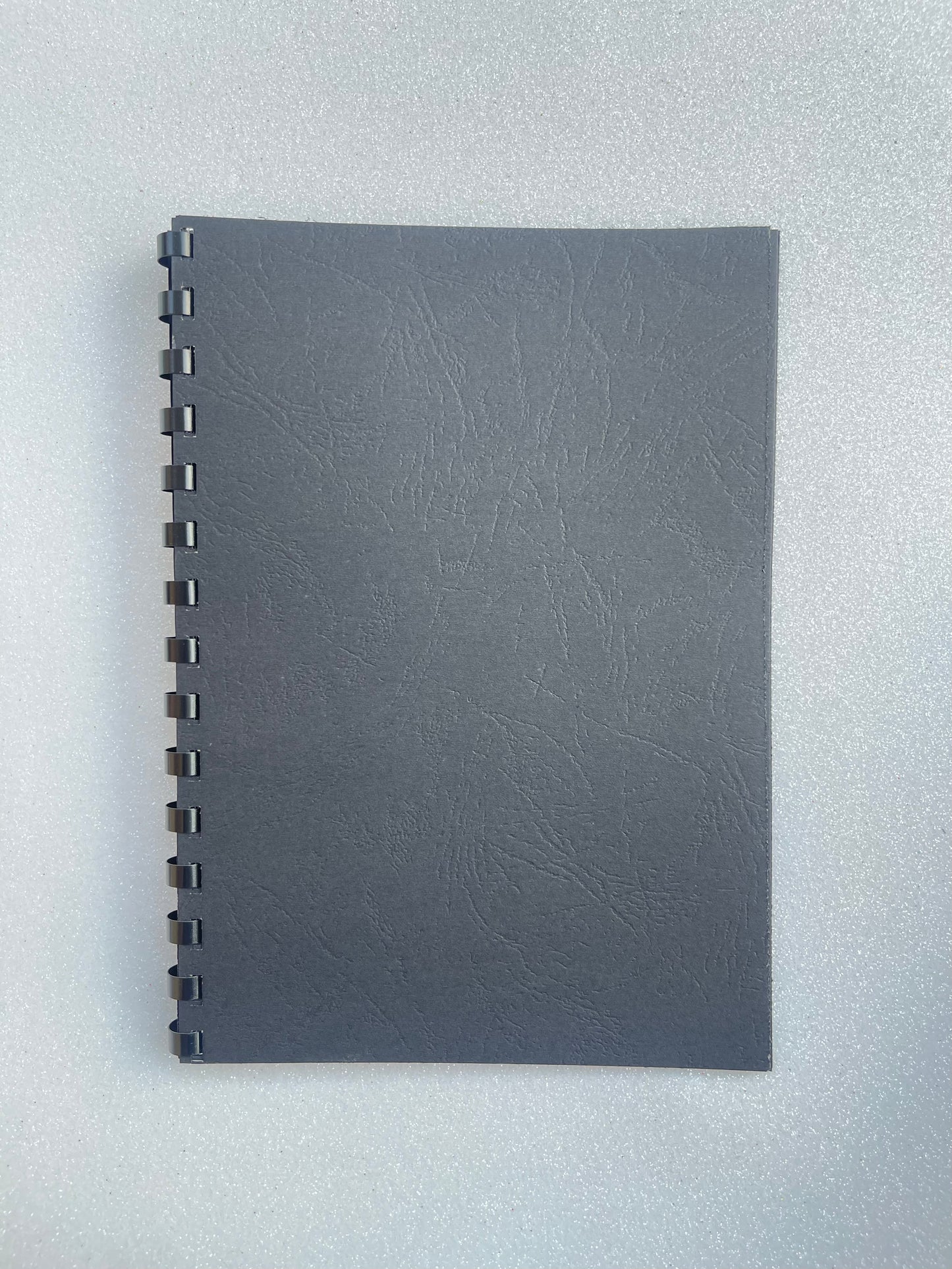 Black pages notebook