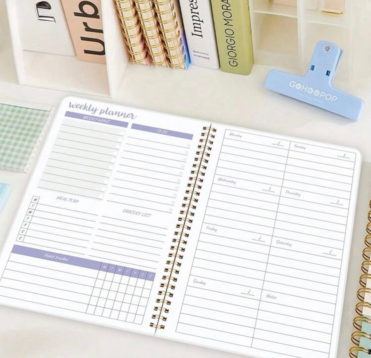 Purple planner