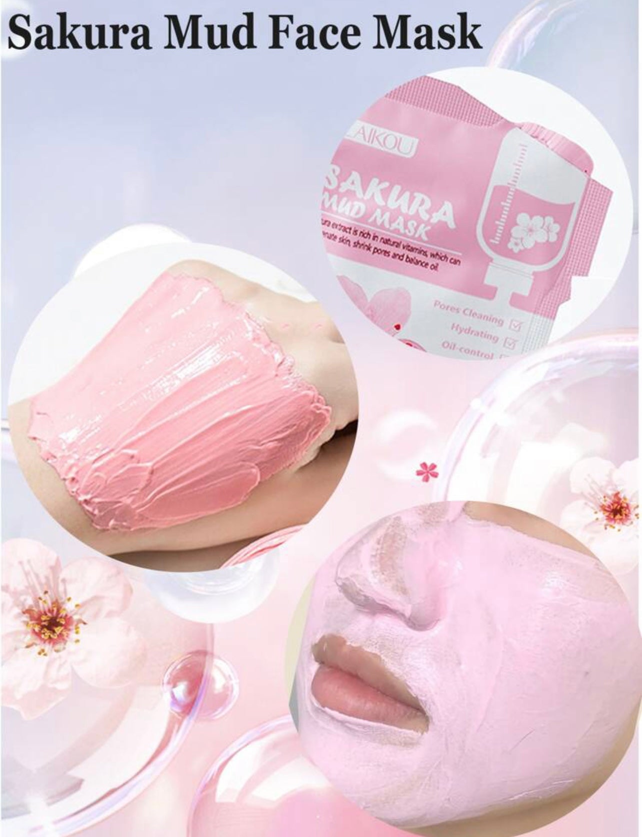 Sakura clay mask