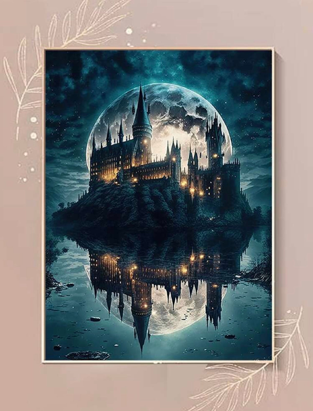 Magical castle diamond painting