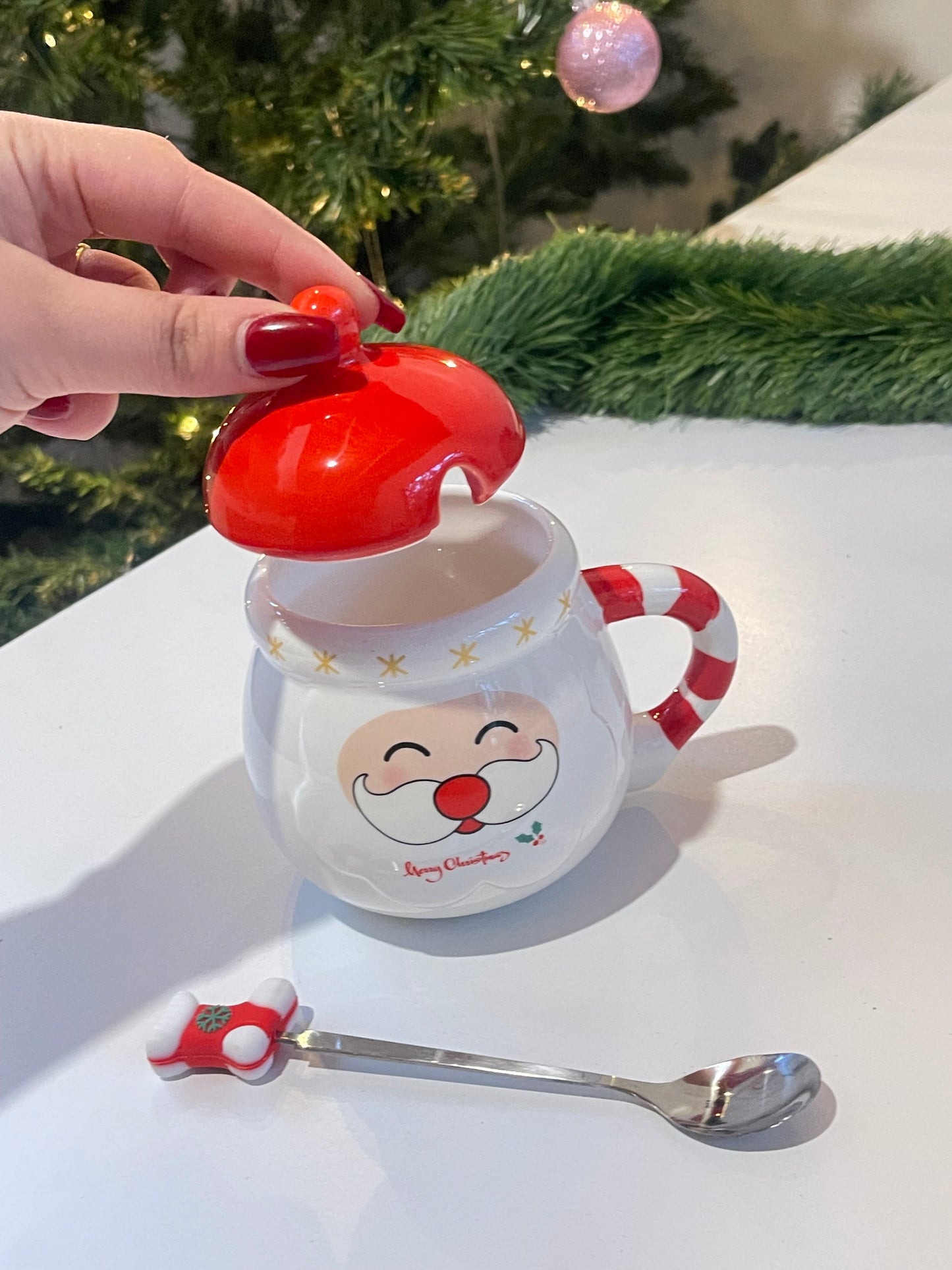 Santa mug + spoon