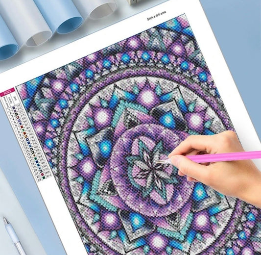 Mandala diamond painting