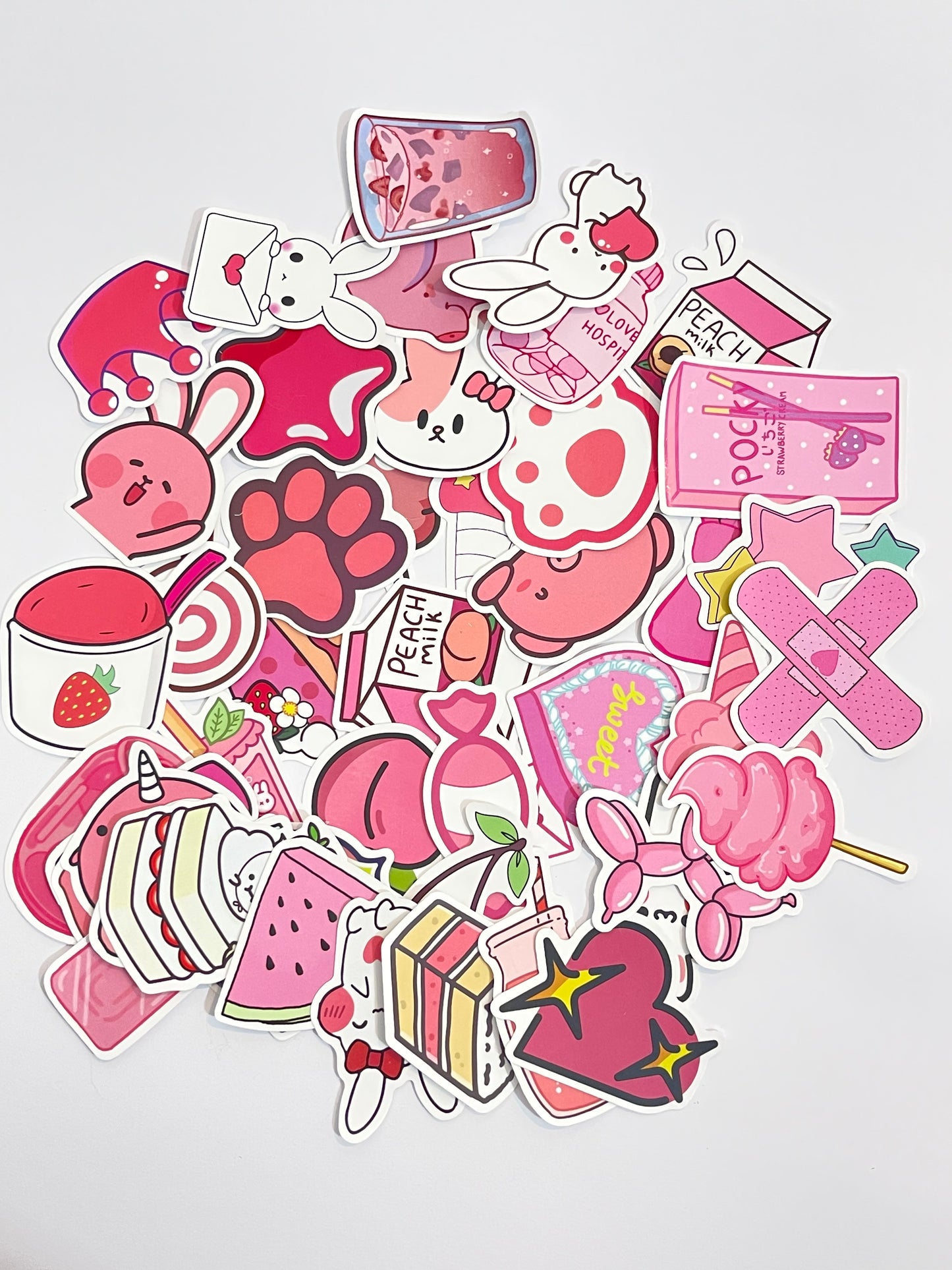 Pinky cute stickers