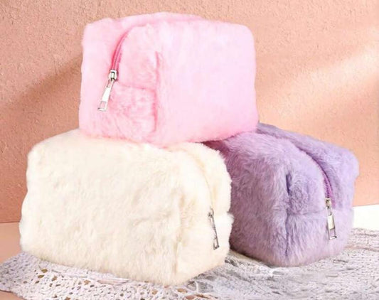 Fluffy pencil case