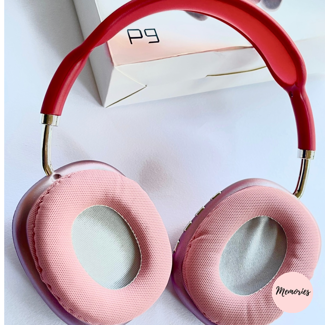 Red p9 headphones