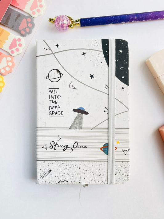 Space notebook white