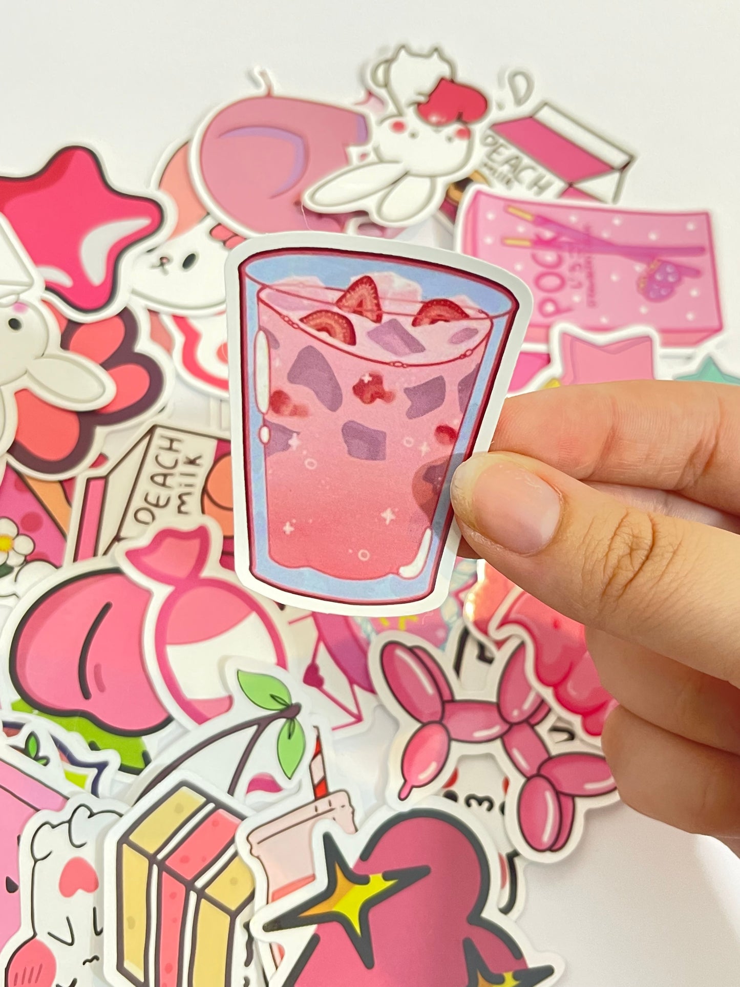 Pinky cute stickers