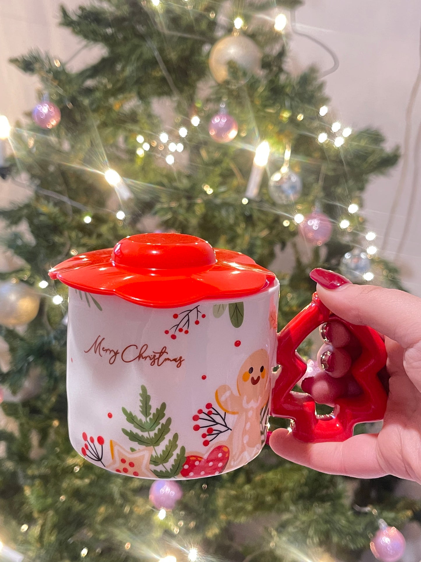 Christmas tree mug