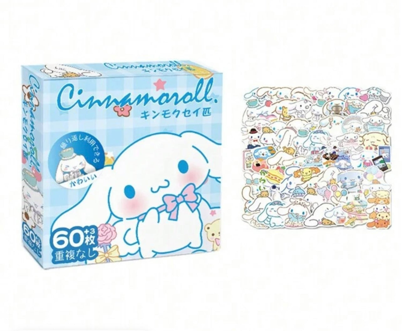 Pack of kawaii stickers