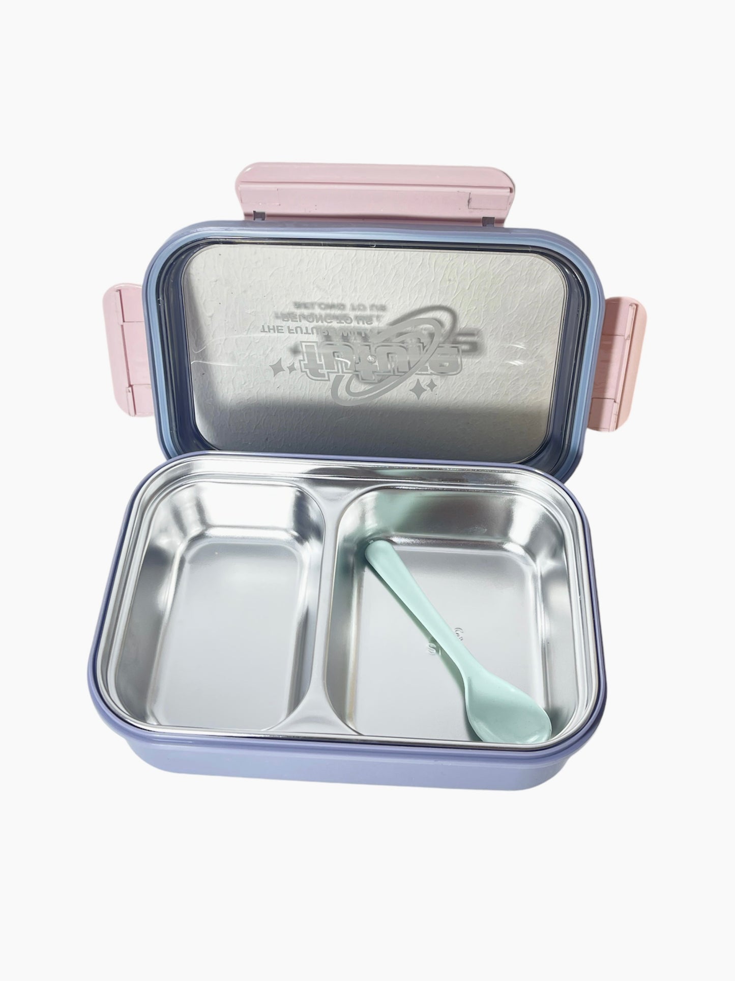 Stainless steel pink lunch box