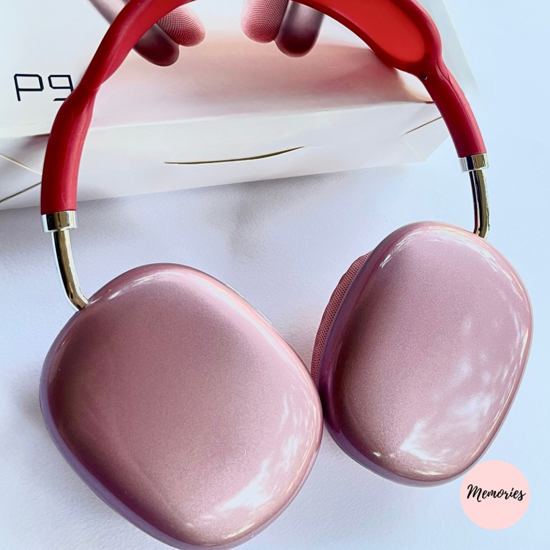 Red p9 headphones