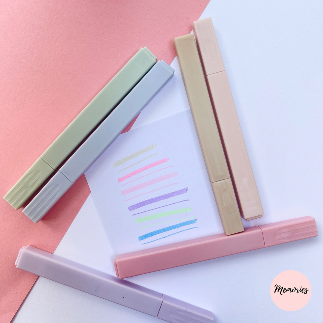 Pastel highlighters 6 pcs