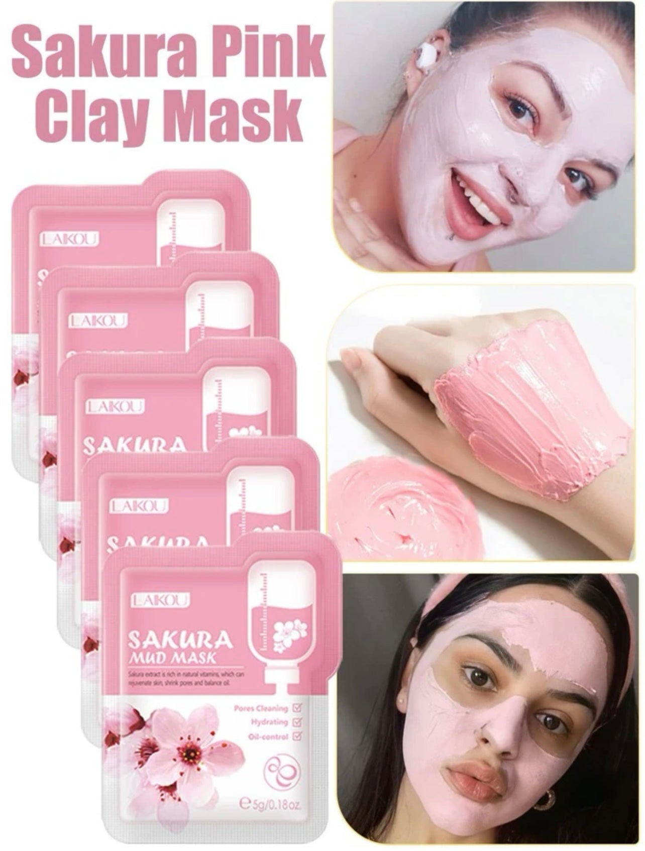 Sakura clay mask