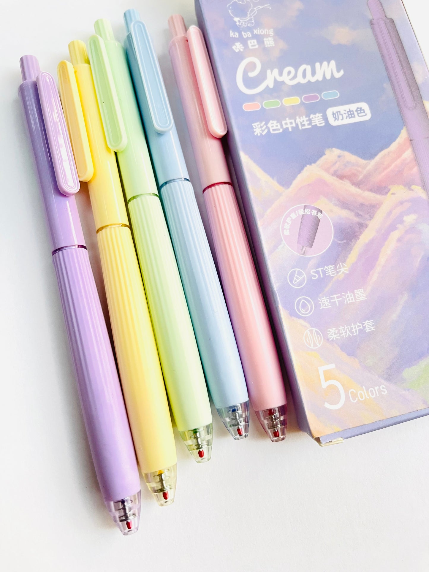 Dreamy pastel ballpoints