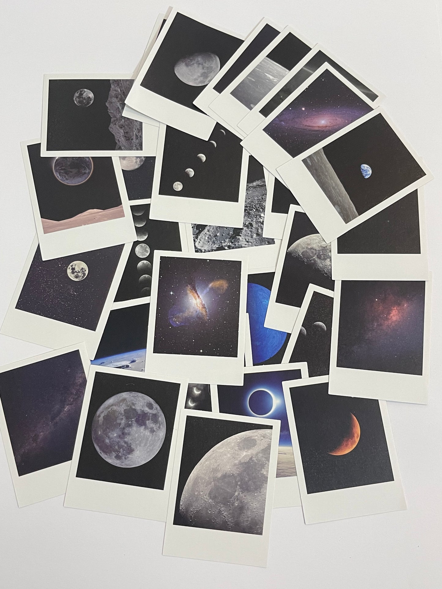 Polaroid space stickers