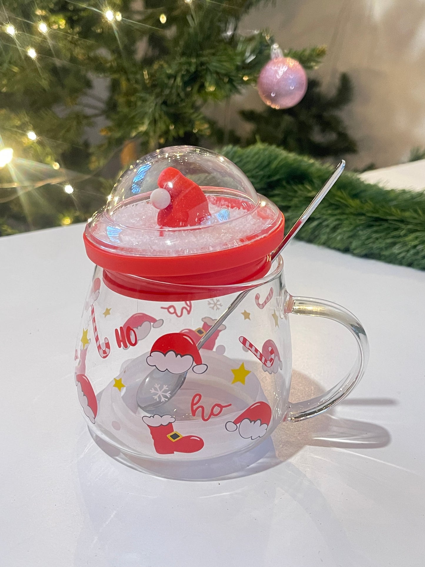 Transparent Christmas mug