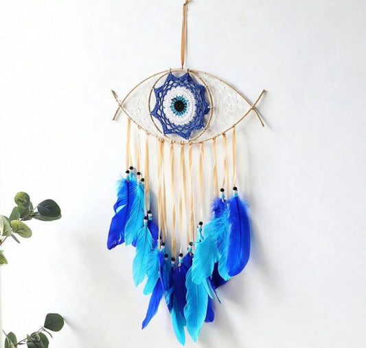 Evil eye dream catcher