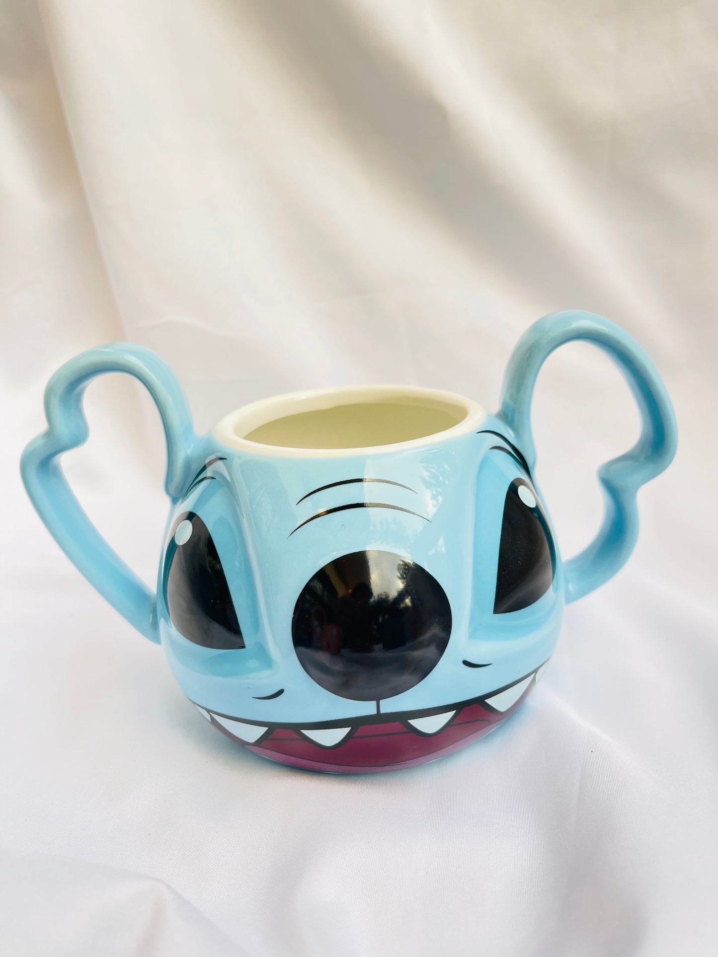 Blue stitch mug