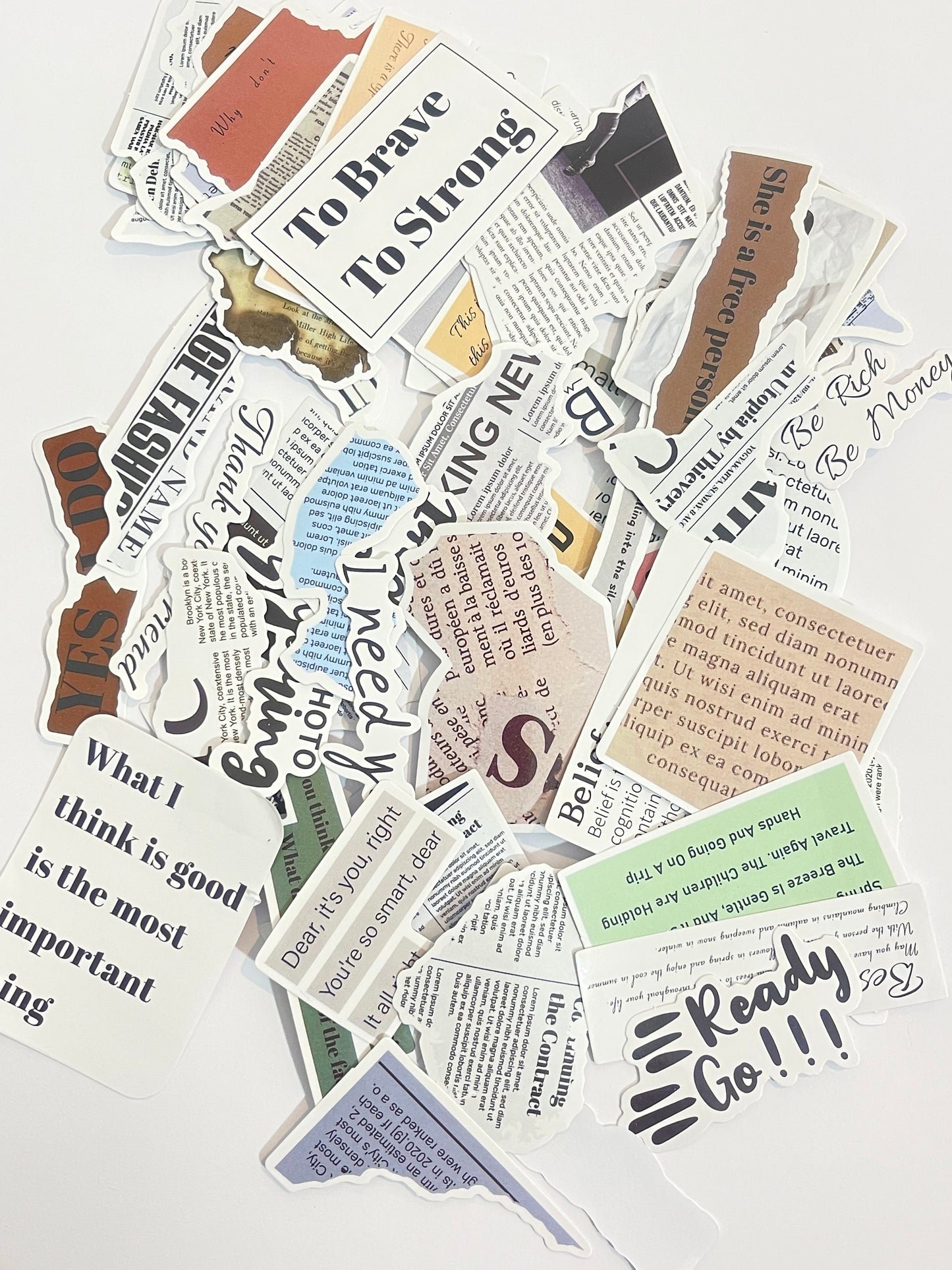 Journal stickers