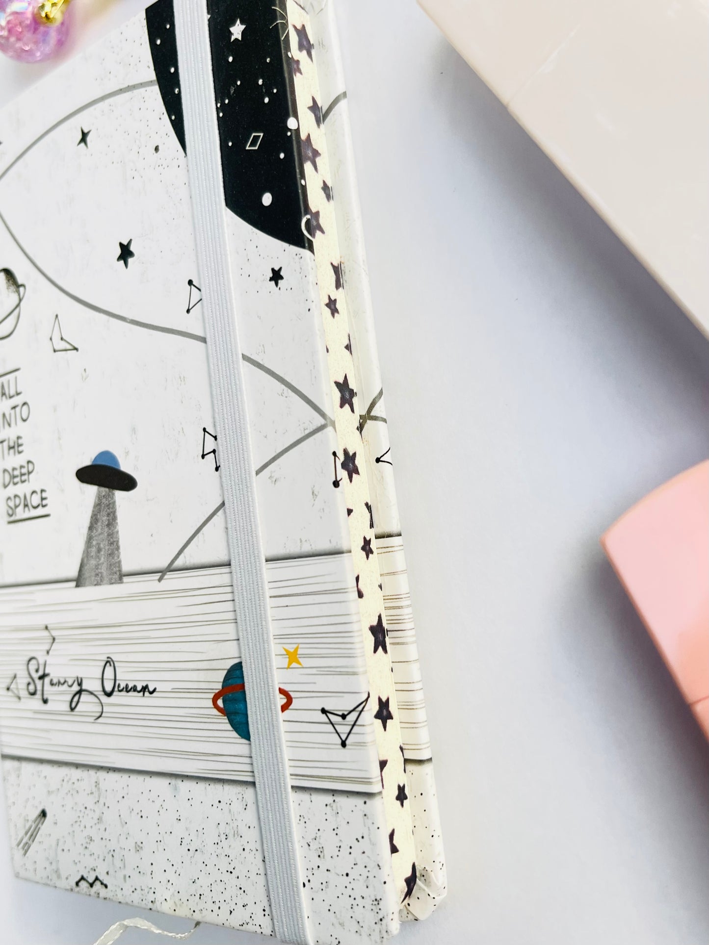 Space notebook white