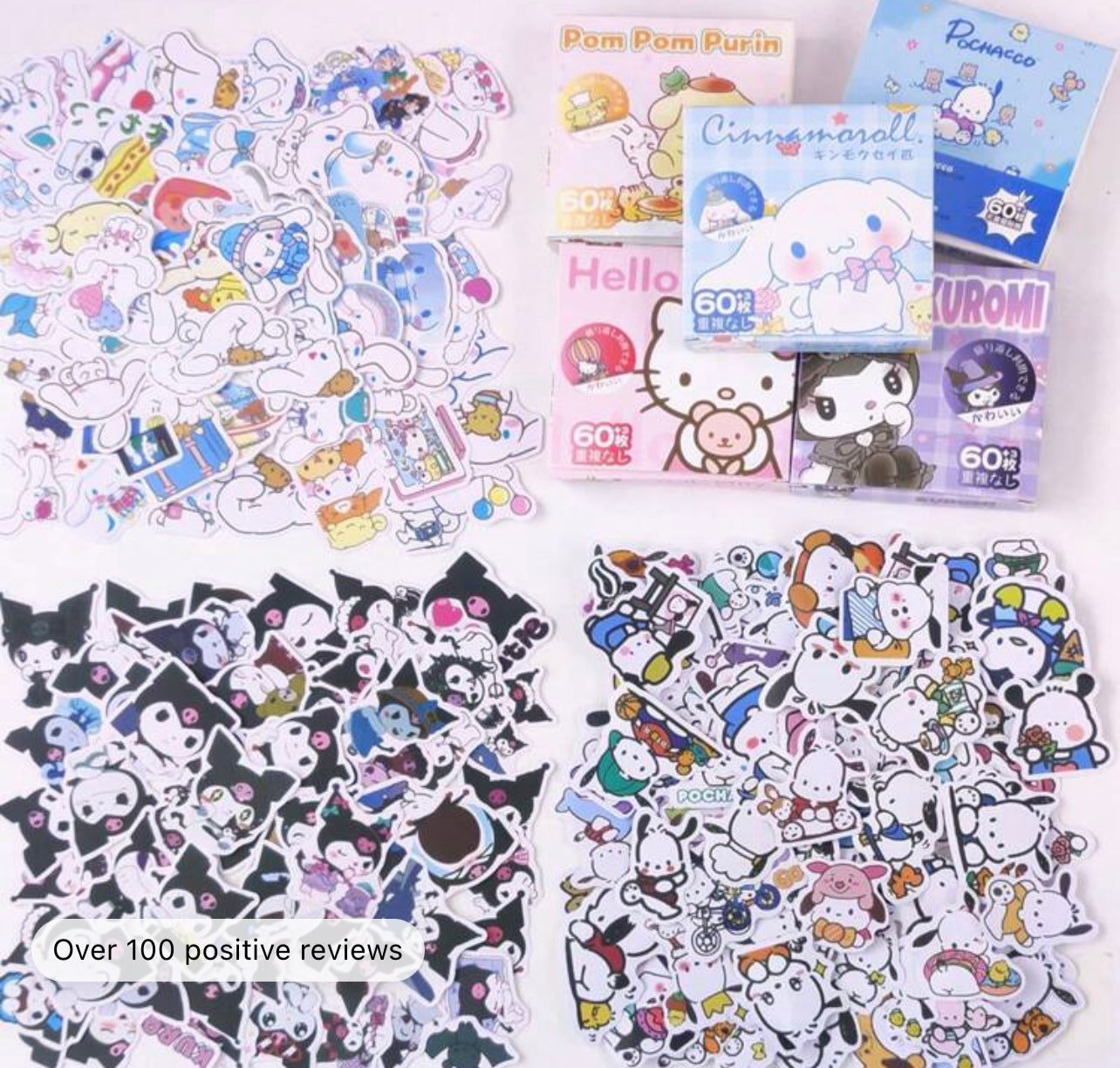 Pack of kawaii stickers