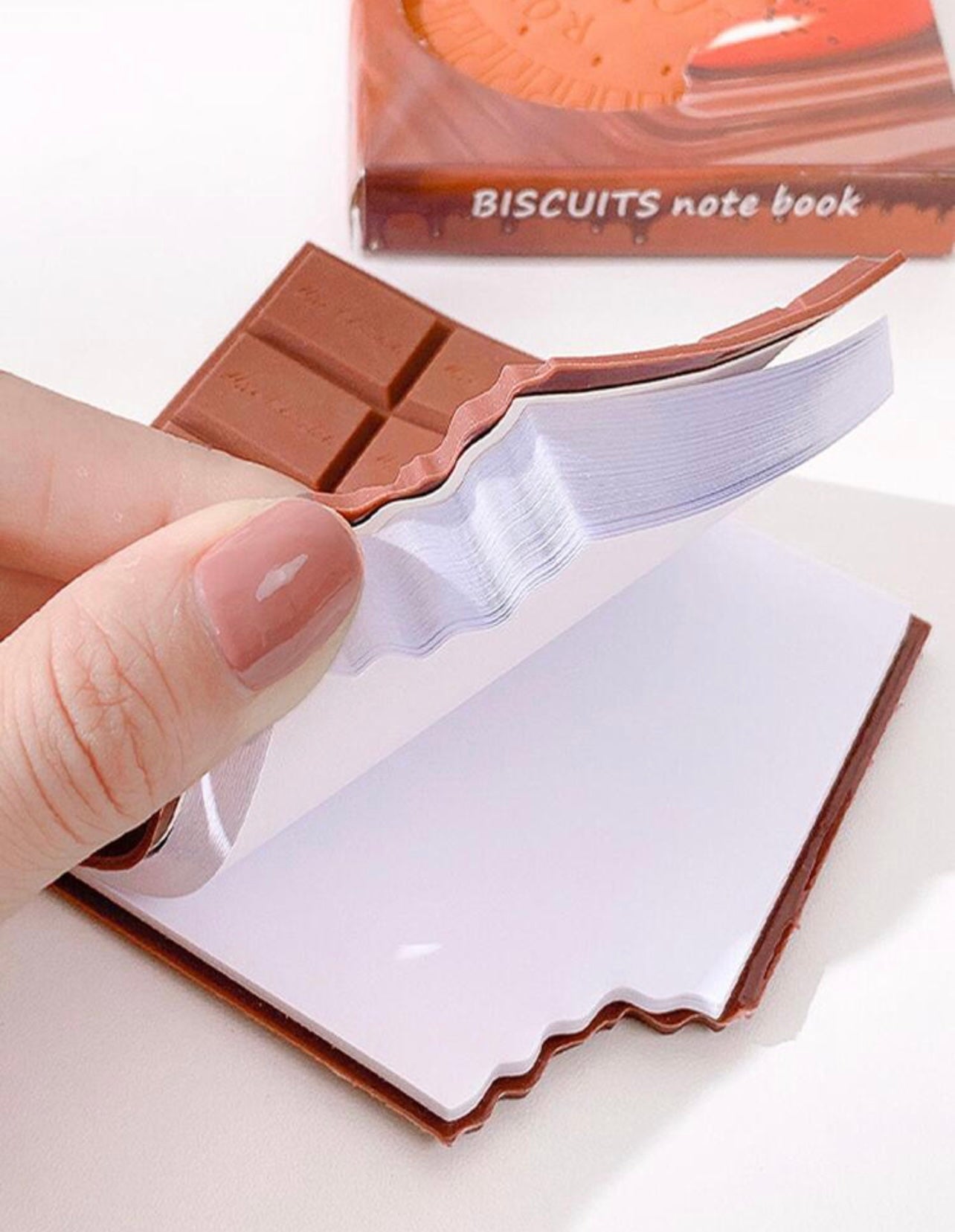 Chocolate notebook with chocolate smell