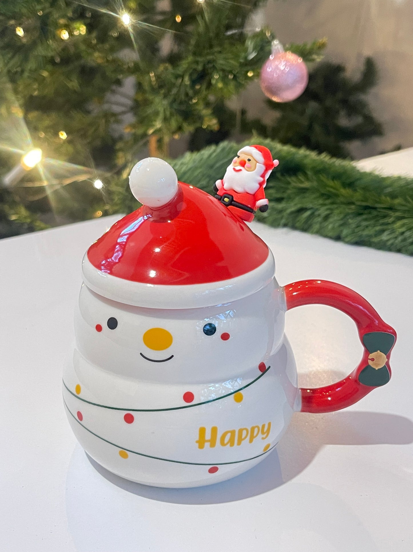 Snow Christmas mug