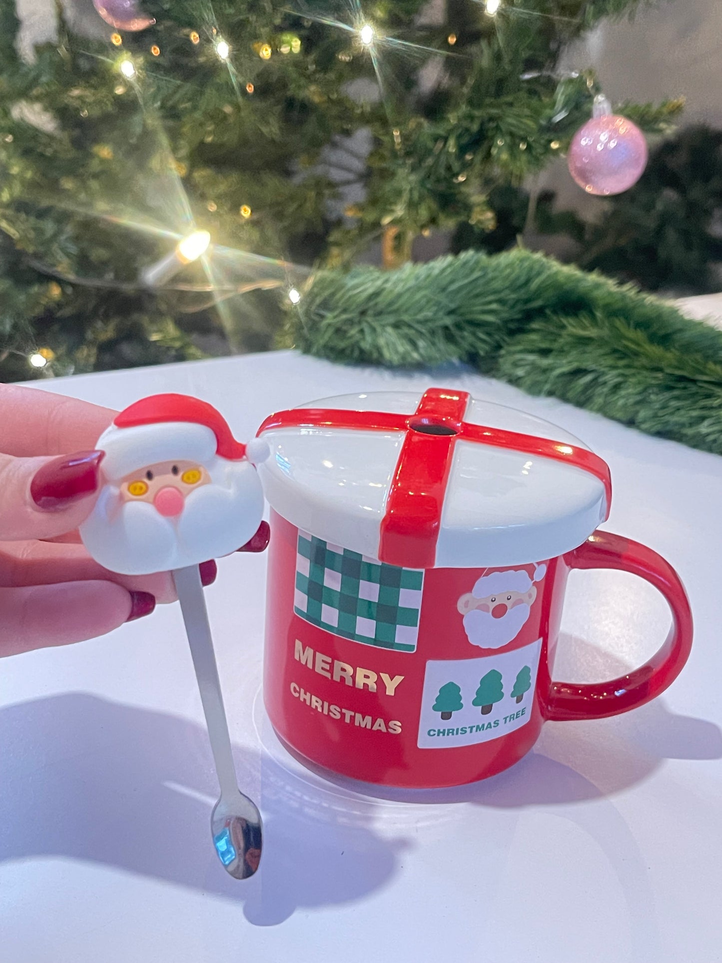 Gift box mug