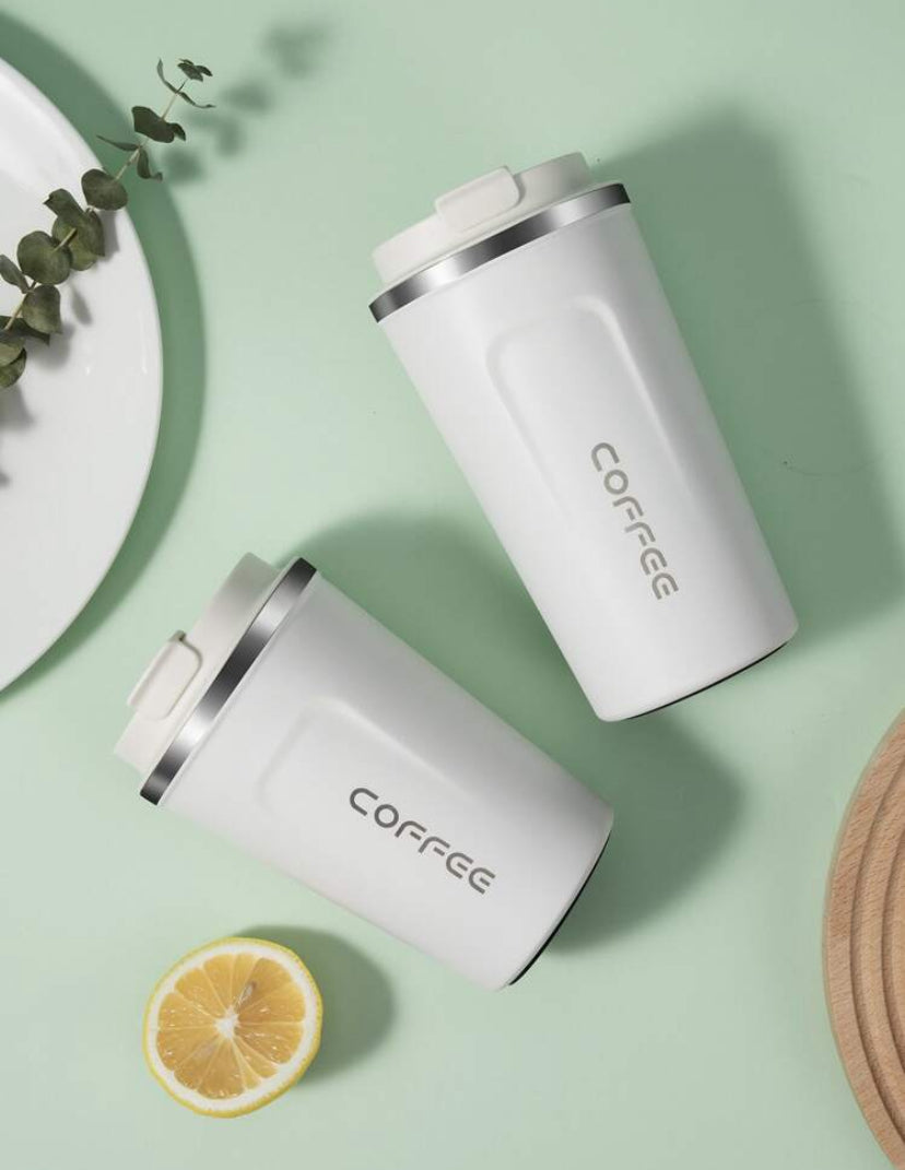 Coffee thermos mug