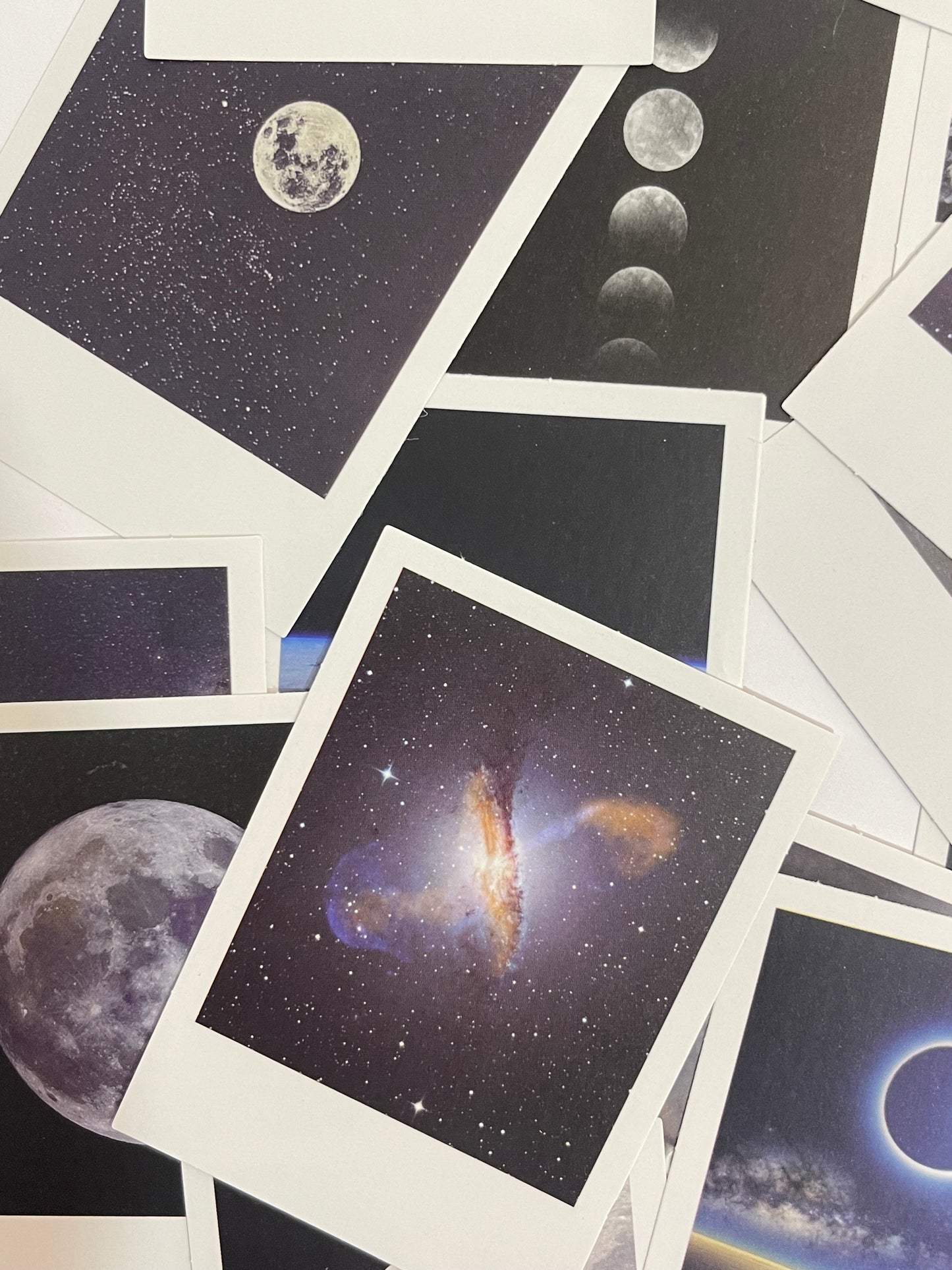 Polaroid space stickers