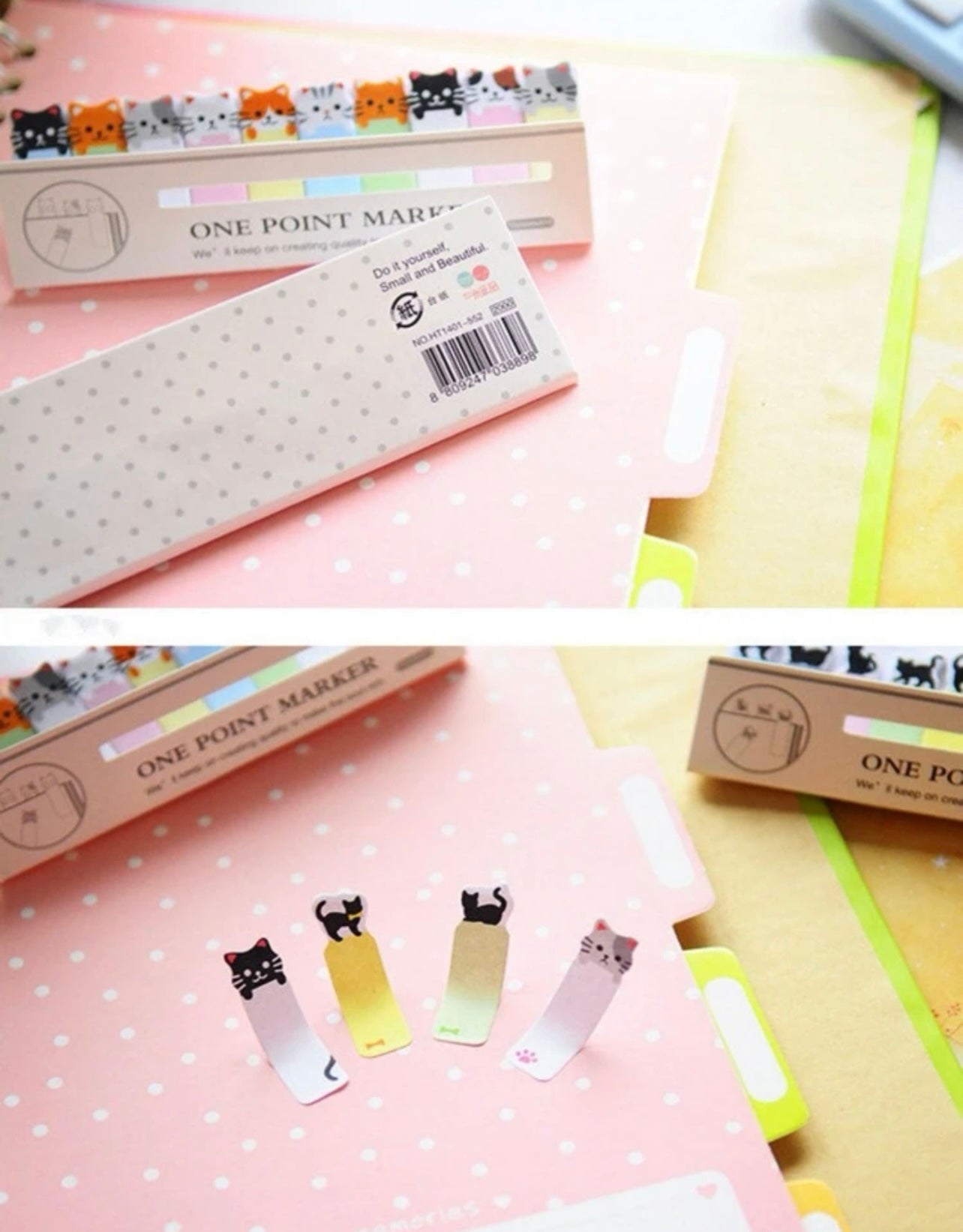 Cats sticky notes