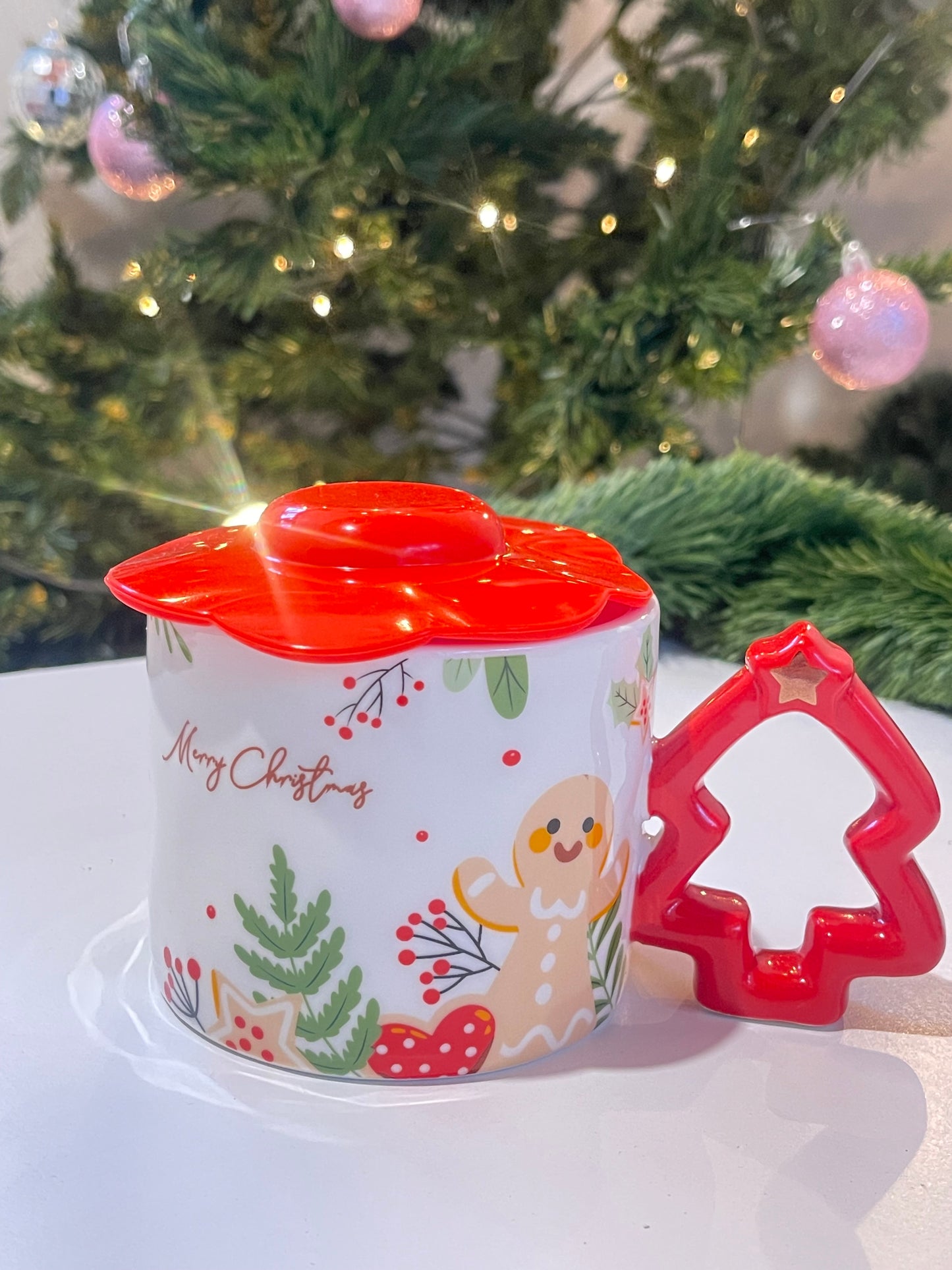 Christmas tree mug