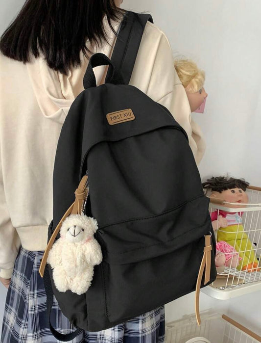 Teddy black backpack