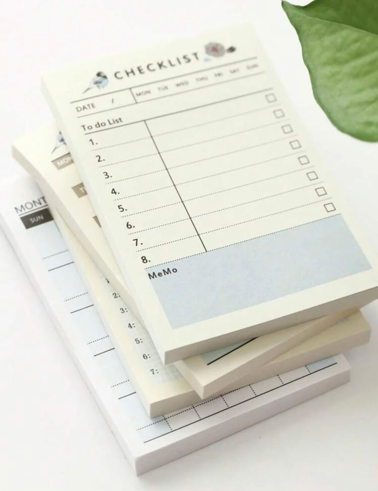 Checklist mini notepad