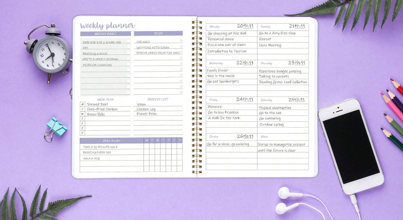 Purple planner